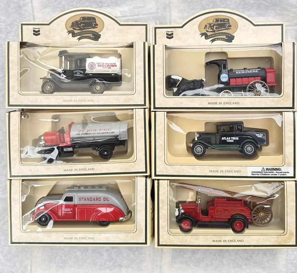 A61 Vintage Chevron Commemorative Diecast Truck Lot of 6 England New